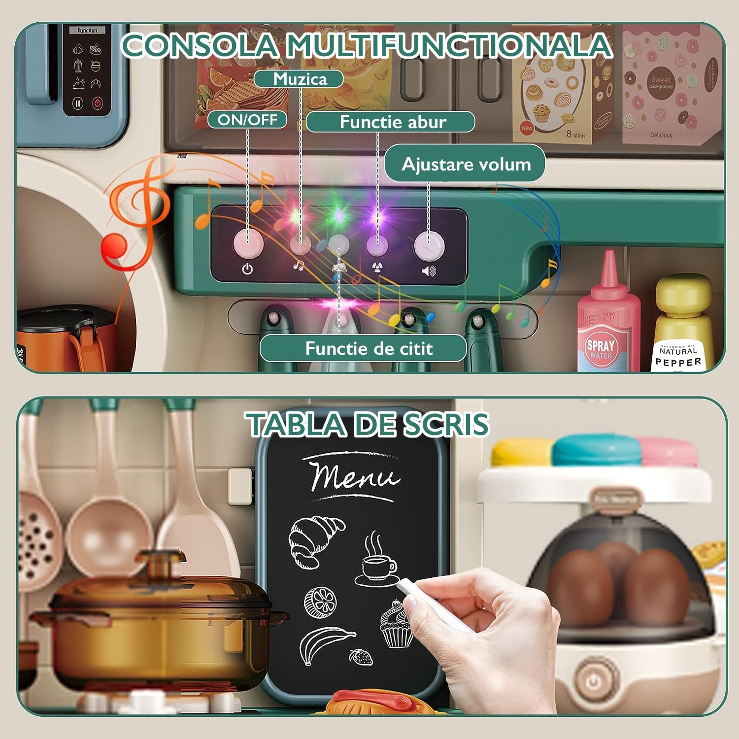 Bucatarie Multifunctionala Copii KidProtect Chef Master XXL Bucatarie Multifunctionala Copii KidProtect Chef Master XXL